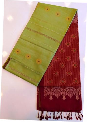 SOFT SILK SAREE WITH BLOUSE
